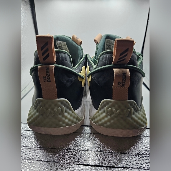 Adidas Harden Vol.6 'Green Oxide Monogram' Basketball Shoes - Picture 3 of 4